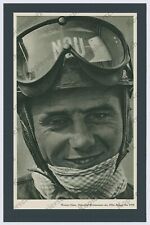 orig Porträtfoto Motorrad Weltmeister Werner Haas NSU Motorsport Neckarsulm 1953