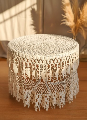 Tischdecke gehäkelt - tischdecke,,