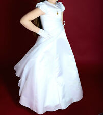 Kommunionskleid + Zubehör Gr 134/ Schuhe 35