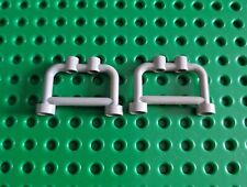 Lego Zaun Gitter Absperrung 1x4x2 alt hellgrau 2x Fenche City System 4083 A077