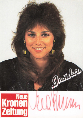 Vera russwurm autogrammkarte - vera,