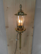Wandlampe Messing Antik Stil Wandleuchte Vintage Fackel Lampe Zapfen Edel 36b1