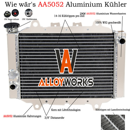 Reihig aluminium kühler - reihig,