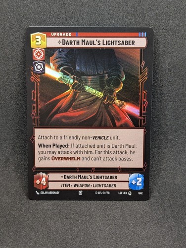 Darth maul lightsaber - darth, (foil)