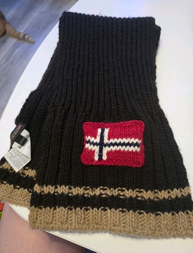 Napapijri schal dunkelbraun - napapijri,