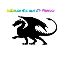Auto Aufkleber Drache Dragon