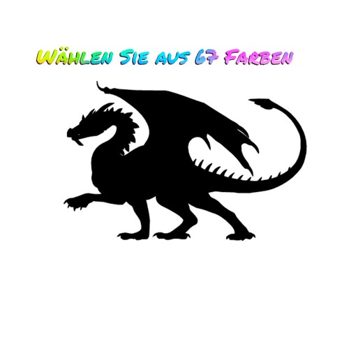 Auto aufkleber drache dragon - auto,