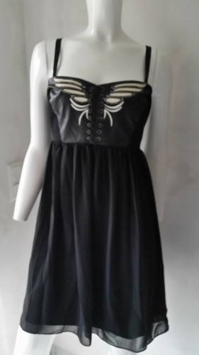 Guess kleid mit kunstleder - guess,