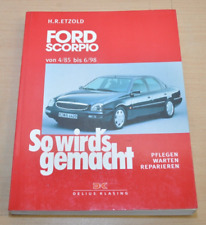 Ford Scorpio ab 1985 Motor Bremsen Vergaser Ventil Reparaturanleitung SWG 87