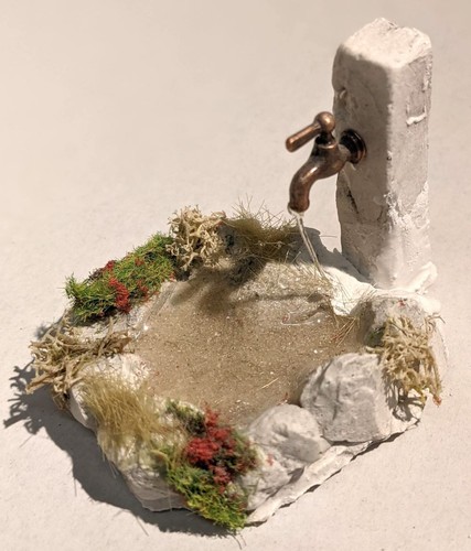 Miniatur brunnen wasserstelle - miniatur,