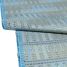 3m silber blau Dekostoff für