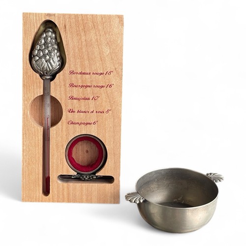 Versilbertes weinzubehör set - weinzubehör,