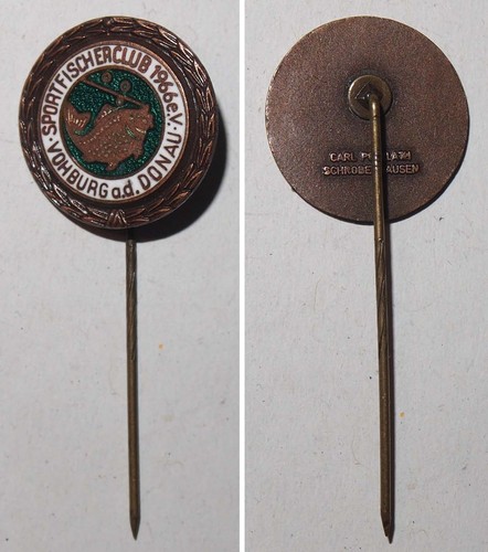 Emaillierte ehren anstecknadel - emaillierte, ehren-anstecknadel