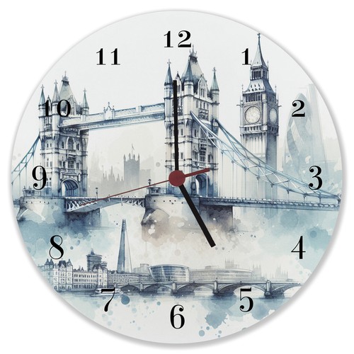 Wahrzeichen london wanduhr - wanduhr, aus