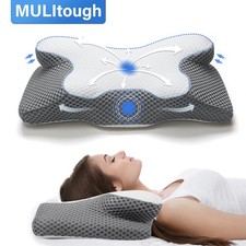 Memory Foam Kopfkissen Nackenkissen Orthopädisch Nackenstützkissen Schlafkissen