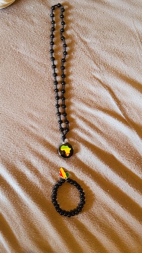 Afrikanische perle kette - afrikanische,