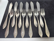 Tafelsilber antik fischbesteck - tafelsilber,