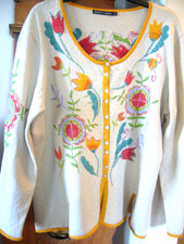 *Gudrun Sjöden* Strick Weste, Pullover, Strickjacke Gr. XXL, Baumwolle & Wolle