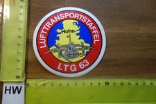 Alter Aufkleber Luft-Raumfahrt Militär LUFTTRANSPORTSTAFFEL LTG 63 HOHN