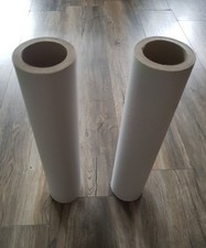 4x Papphülsen -- Papprollen -- Papprohr -- Rollenkern