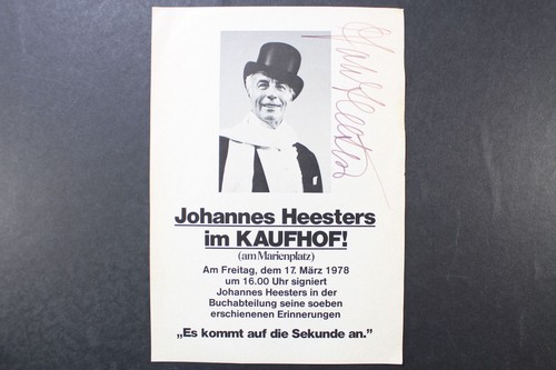 Johannes heesters kaufhaus - im,