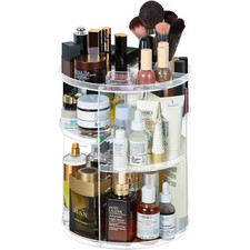 Make-Up Organizer Schminktisch Organizer Kosmetik Aufbewahrungsbox 360° Drehbar