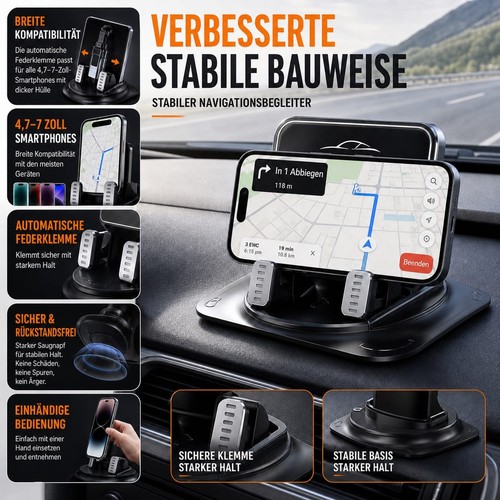 Auto handyhalter 360 - handyhalter, 360°