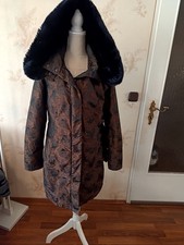 Damen Wellensteyn Winter Jacke. In Größe M. In Braun Schwarz AA-55 cm. GL- 86 cm