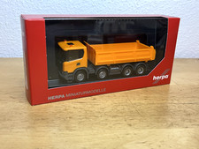 Herpa 316996 Scania 17 Meiler Kipper 4a, kommunalorange 1:87 