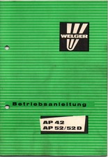 Betriebsanleitung Welger Aufsammelpresse AP 42, AP 52 und AP 52D