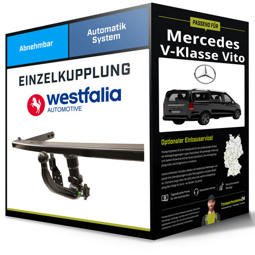 Abnehmbare anhängerkupplung - abnehmbare,