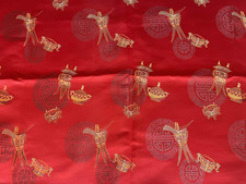 Stoffreste , Rot , ca. 2,25  x 0,79, neu