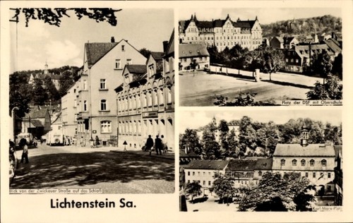Lichtenstein sachsen - ak,