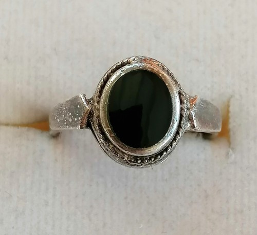 Antik silber ring 925 mit - silber,