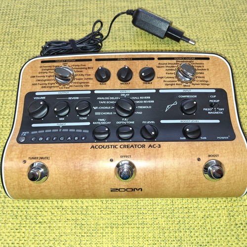 Zoom acoustic gitarren - zoom, ac-3