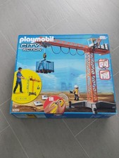 PLAYMOBIL 9399 Baukran Kran mit Fernsteuerung Baustelle Handwerker NEU OVP 77cm