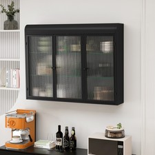 Metall Wandschrank mit 3 Glas