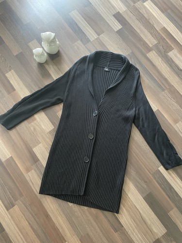 Strickjacke lang schwarz - strickjacke,