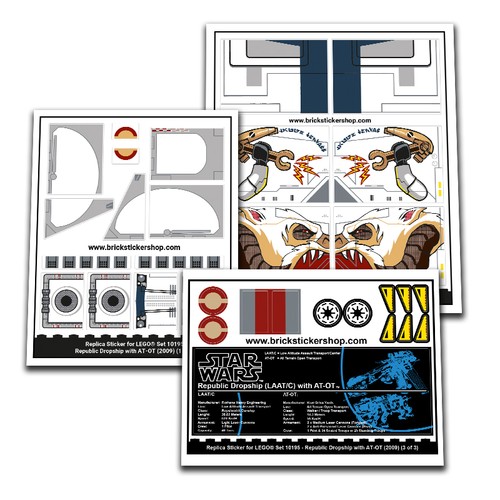 Replacement sticker for - for, set