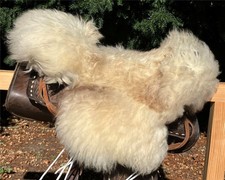 Lammfell sattelbezug - lammfell,