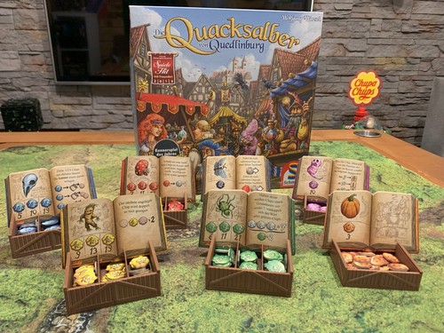 Brettspiele quacksalber von - 3d,