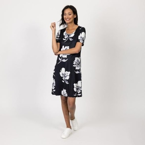 Kleid schwarz fashion - schwarz, 48