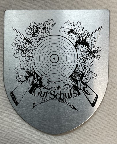 Schützenplakette gut - schützenplakette, „gut