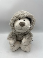 NICI Schneekatze Plüsch Katze mit Mütze Plüschtier Stofftier Kuscheltier