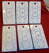 °6 tlg. Porzellanbrettchen