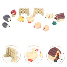  12 stücke Kunststoff Tier