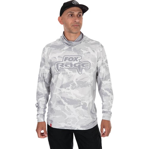 Fox rage light camo hoodie - light,