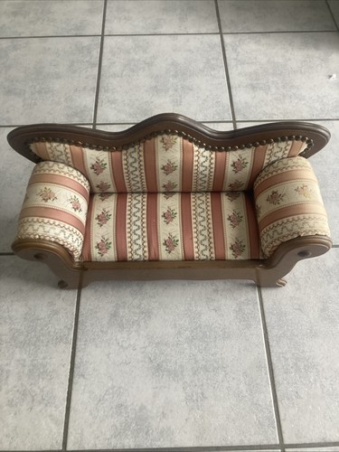 Puppensofa groß holz vintage - puppensofa,
