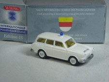 (SH) Wiking Sondermodell VW 1600 Variant Polizei Münster weiß in OVP