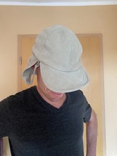 STANTON Wildleder Cabrio Leder Oldtimer Mütze Gr M